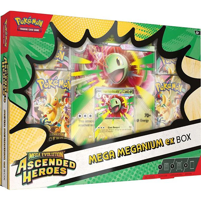 Pokémon Mega Evolution: Ascended Heroes Mega Meganium EX Box
