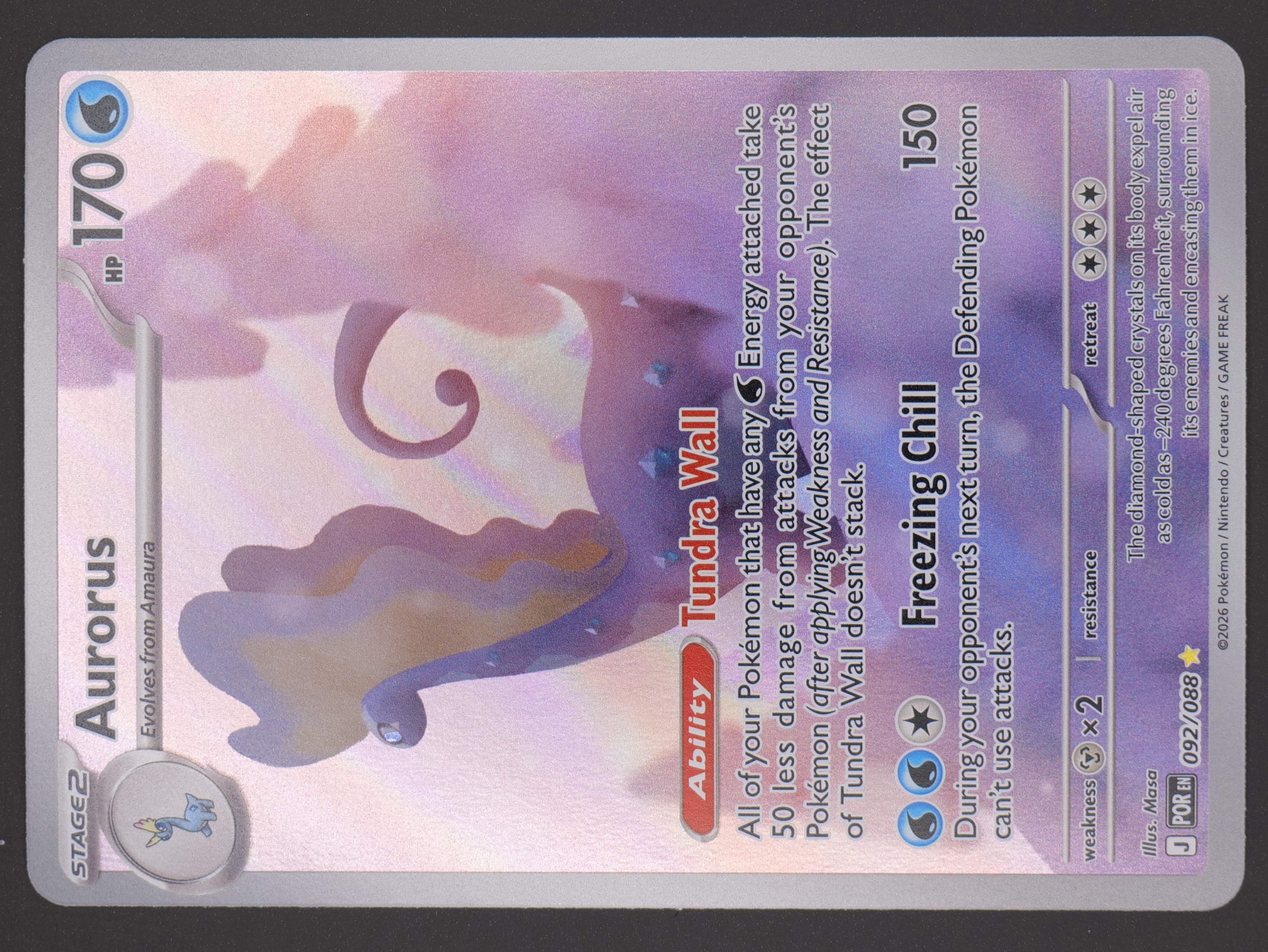 Aurorus (Illustration Rare) #092 1