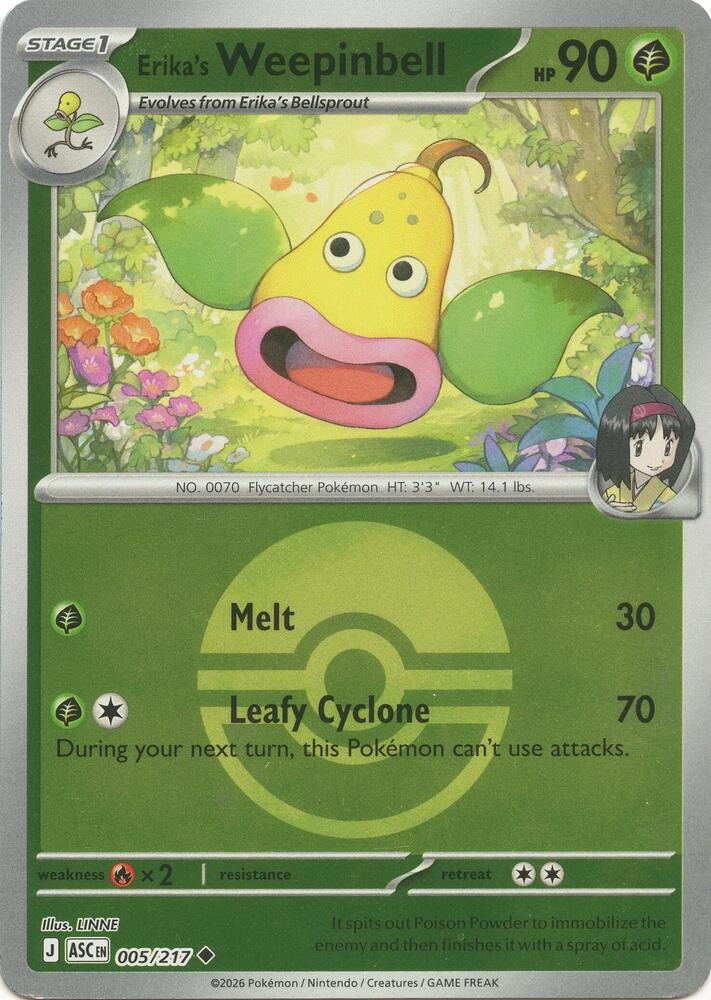 Erika's Weepinbell (Poke Ball)