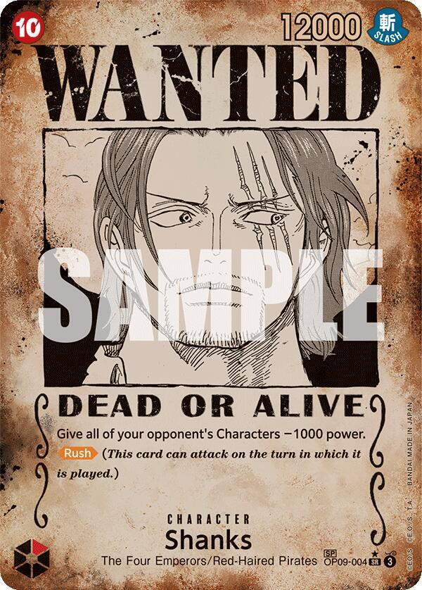 Shanks (Wanted Poster)