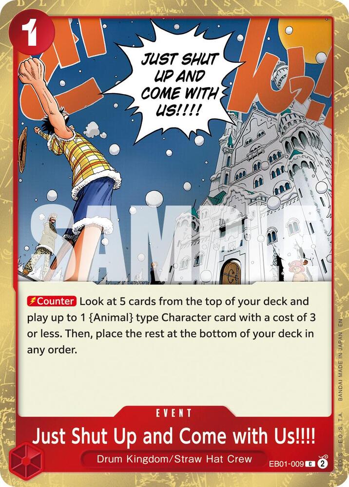 Just Shut Up and Come with Us Pirate Foil
