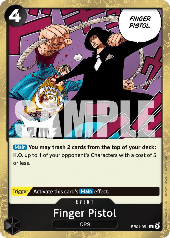 Finger Pistol Reprint