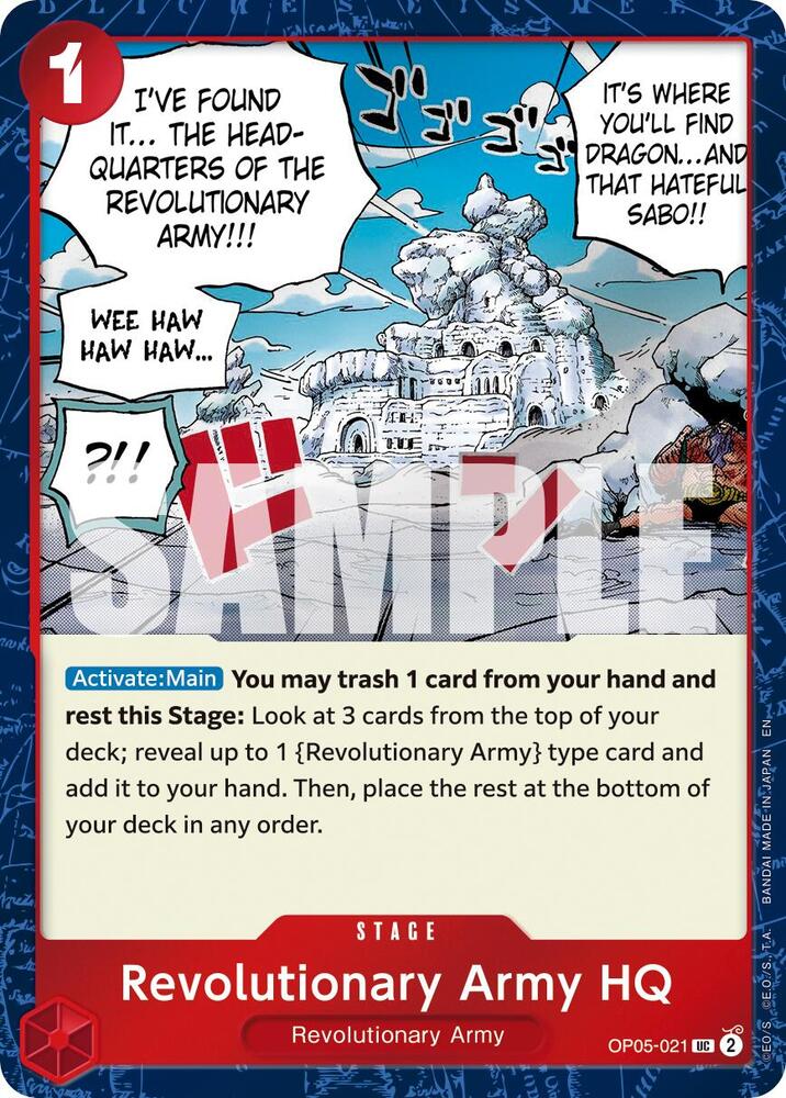 Revolutionary Army HQ Pirate Foil