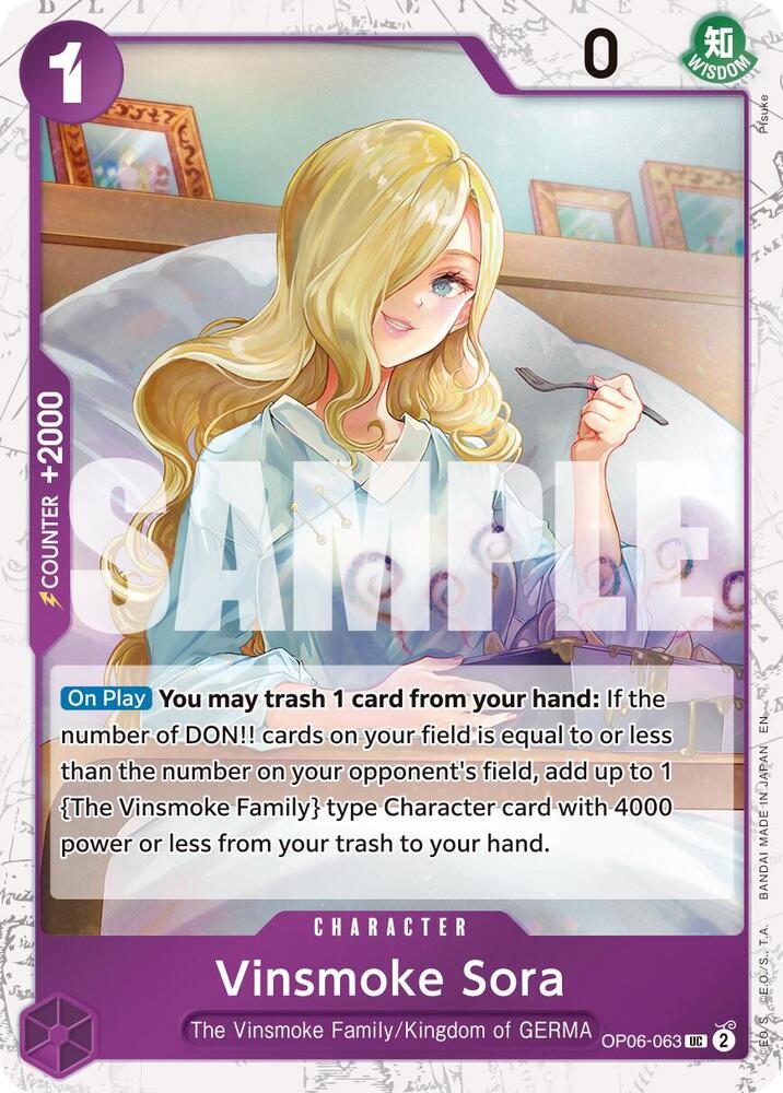 Vinsmoke Sora Pirate Foil