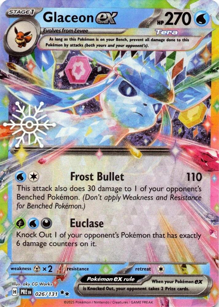 Glaceon ex (Holiday Calendar)