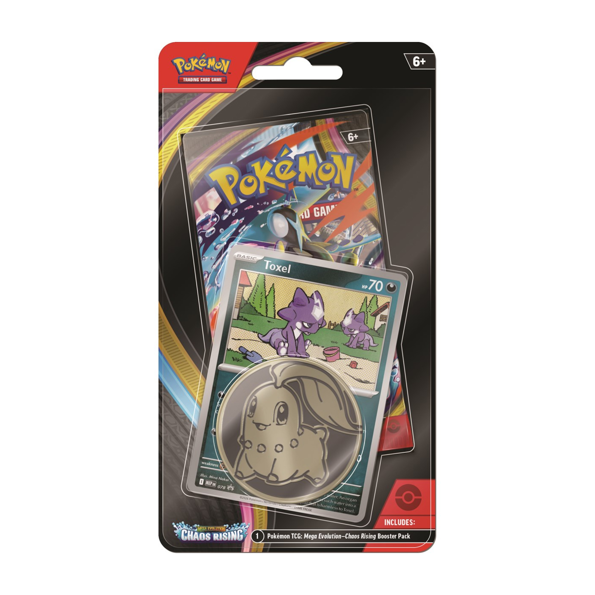 Pokémon Mega Evolution: Chaos Rising Checklane Blister