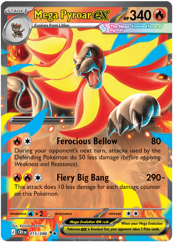 Mega Pyroar ex