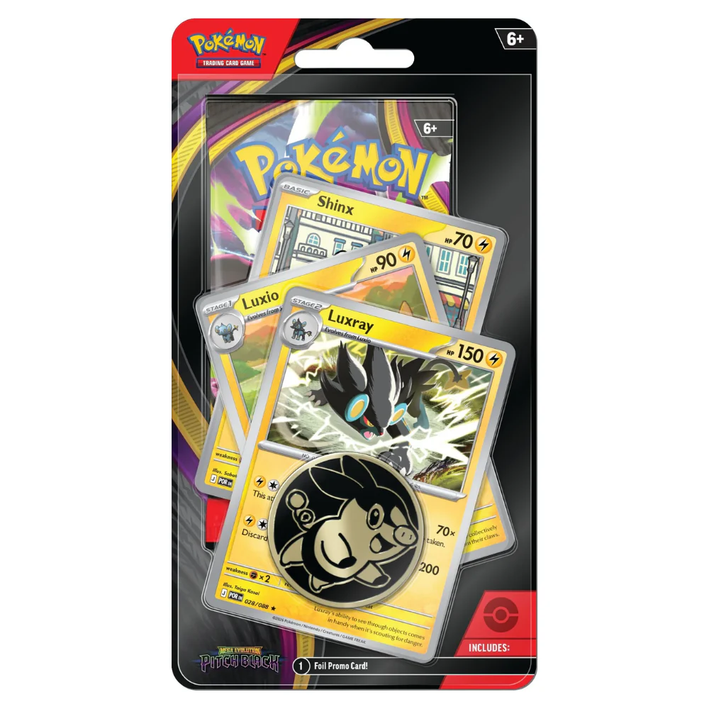 Pokémon Mega Evolution: Pitch Black Premium Checklane Blister