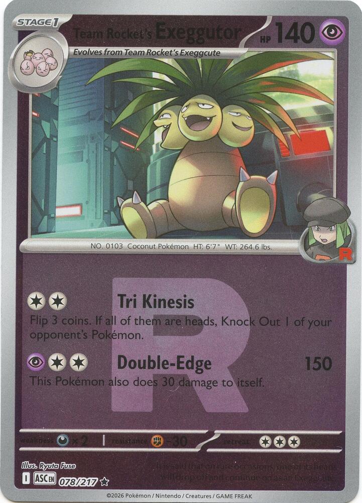 Team Rocket's exeggutor (Team Rocket)