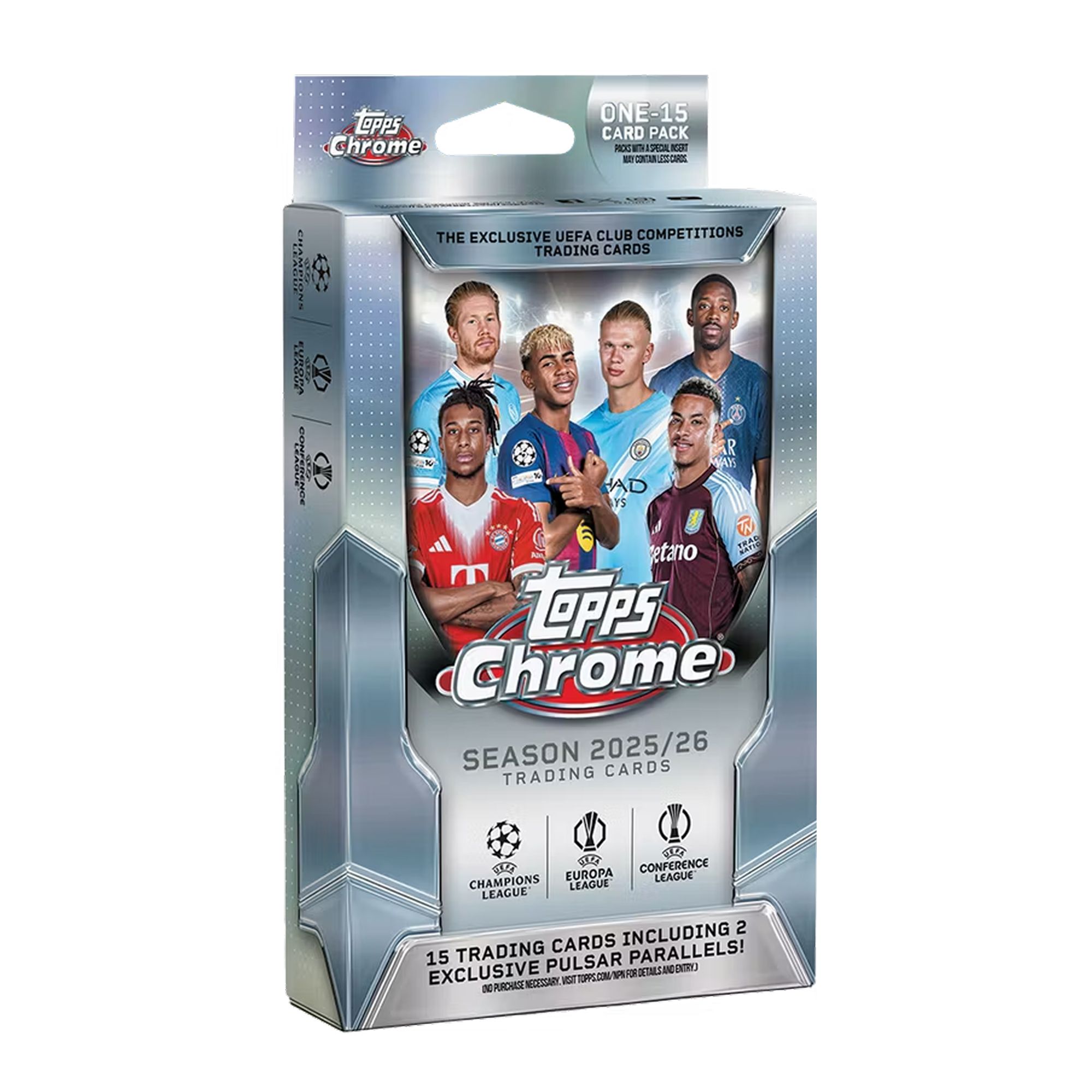 Topps Chrome UEFA Club Competitions 2025/26 Hanger Pack