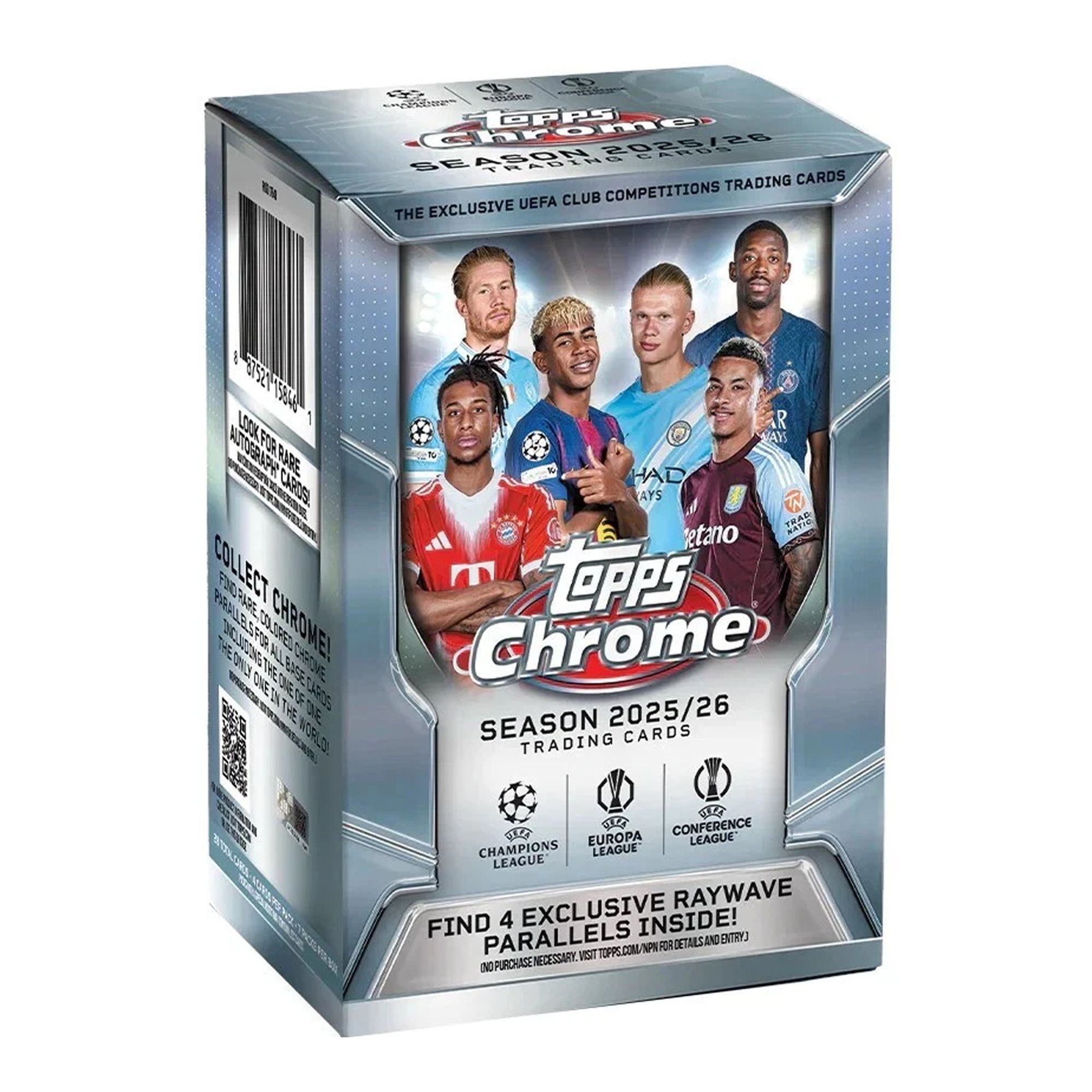 Topps Chrome UEFA Club Competitions 2025/26 Value Box