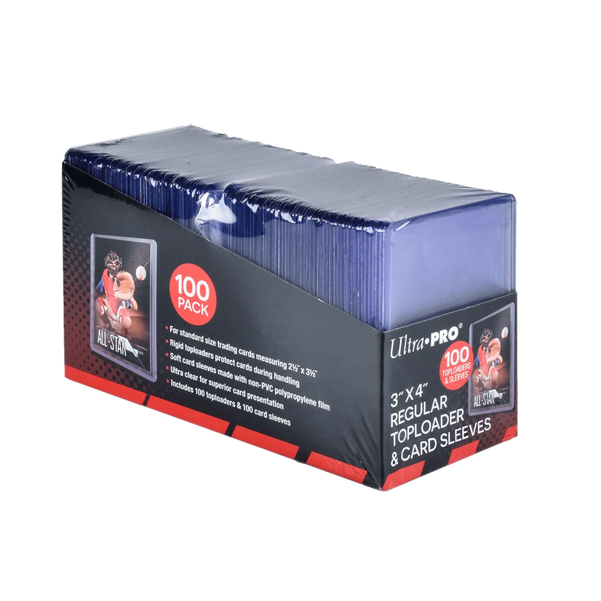 Ultra PRO Clear Regular Topload & Soft Sleeves Bundle 100-pack
